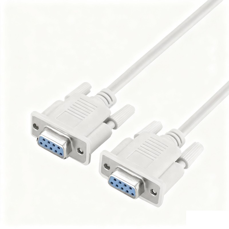Kabel ekranujący DB9 żeńskie do żeńskiego