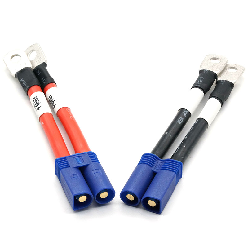 Kabel akumulatora silikonowego z końcówką EC5 do 10-5 okręgu
